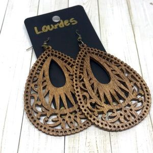 Wooden Earrings lightweight p